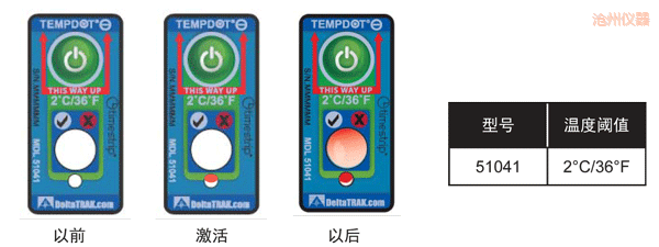 滄州溫度指示標簽 累計下降溫度的標簽