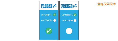 盤錦溫度指示標簽 冷凍檢查 Thermolabels