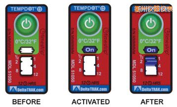 衢州溫度指示標簽 累計上升時間/溫度的標簽